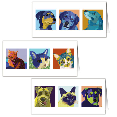 Cartes La SPA "façon Warhol"