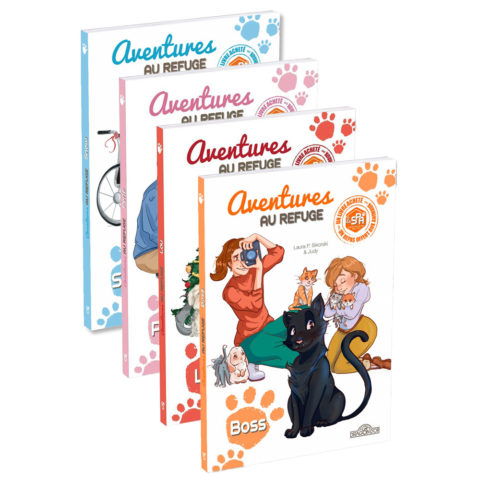 Les 4 romans La SPA "Aventures au refuge" 2