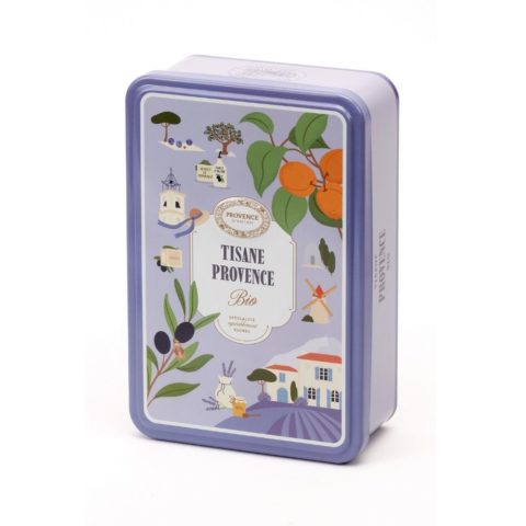 Boite en métal tisane de Provence