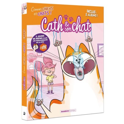 Coffret de 2 BD "Cath et son chat" La SPA