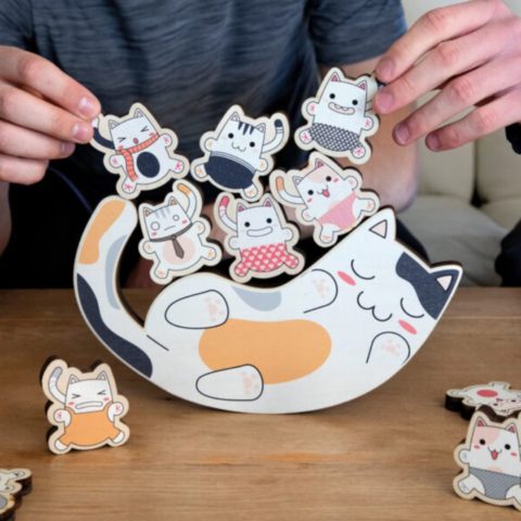 Jeu d'équilibre"Chat va tomber"
