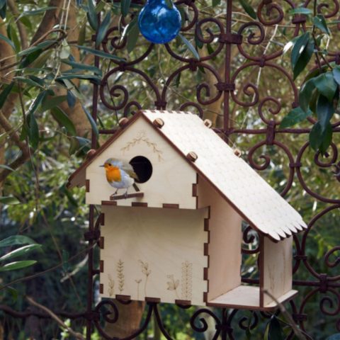 Nichoir en bois à monter