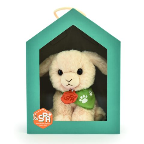Peluche lapin Doudou & Cie pour La SPA