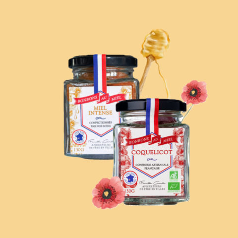 Duo de bonbons au miel