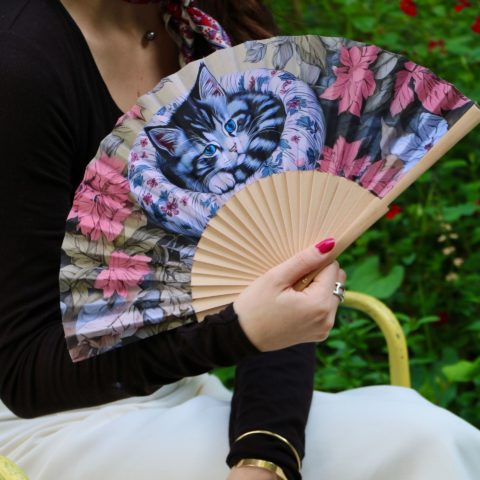 Éventail original chat
