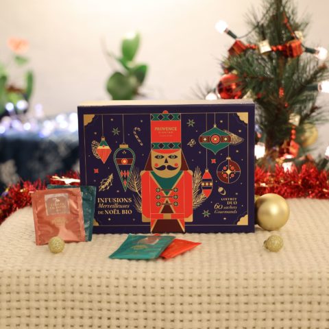 Coffret tisanes et thés merveilleux de noël bio