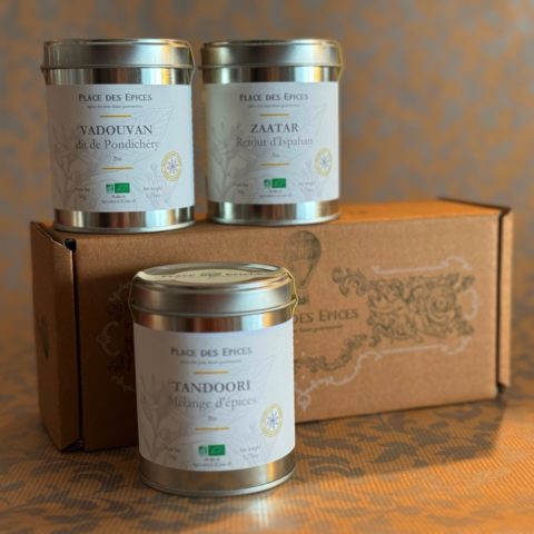 Coffret BIO 3 épices du monde