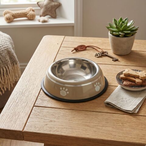 Gamelle en inox beige La SPA