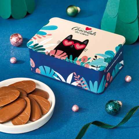 Langues chat chocolat et caramel