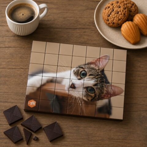 Coffret de chocolats napolitans - Chat La SPA