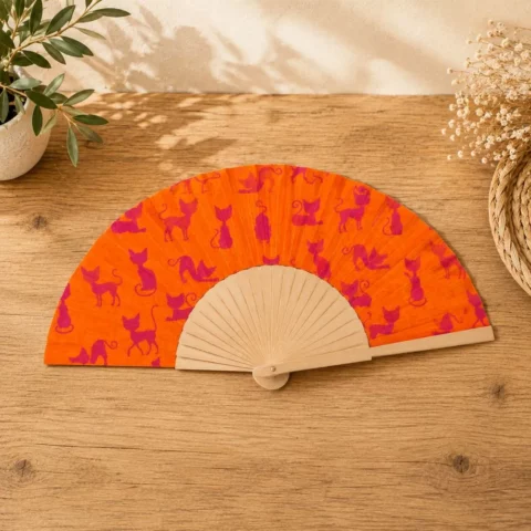 Éventail La SPA - orange