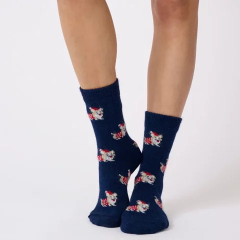 Chaussettes Thermolactyl La SPA x Damart Motif Chien